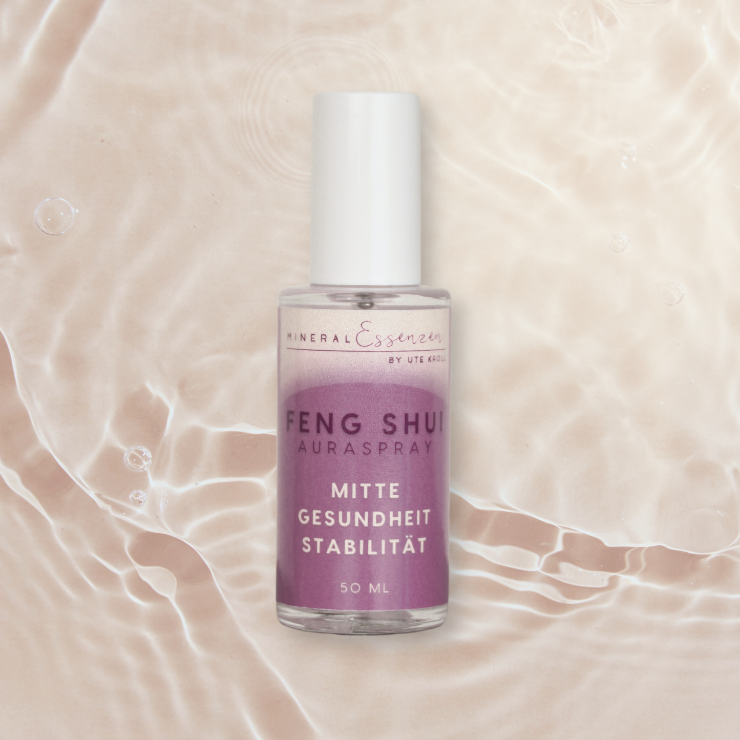 Fen Shui Spray Auraspray von Ute Kroll Mineral-Essenzen mit dem Spray Mitte, Gesundheit und Stabilität